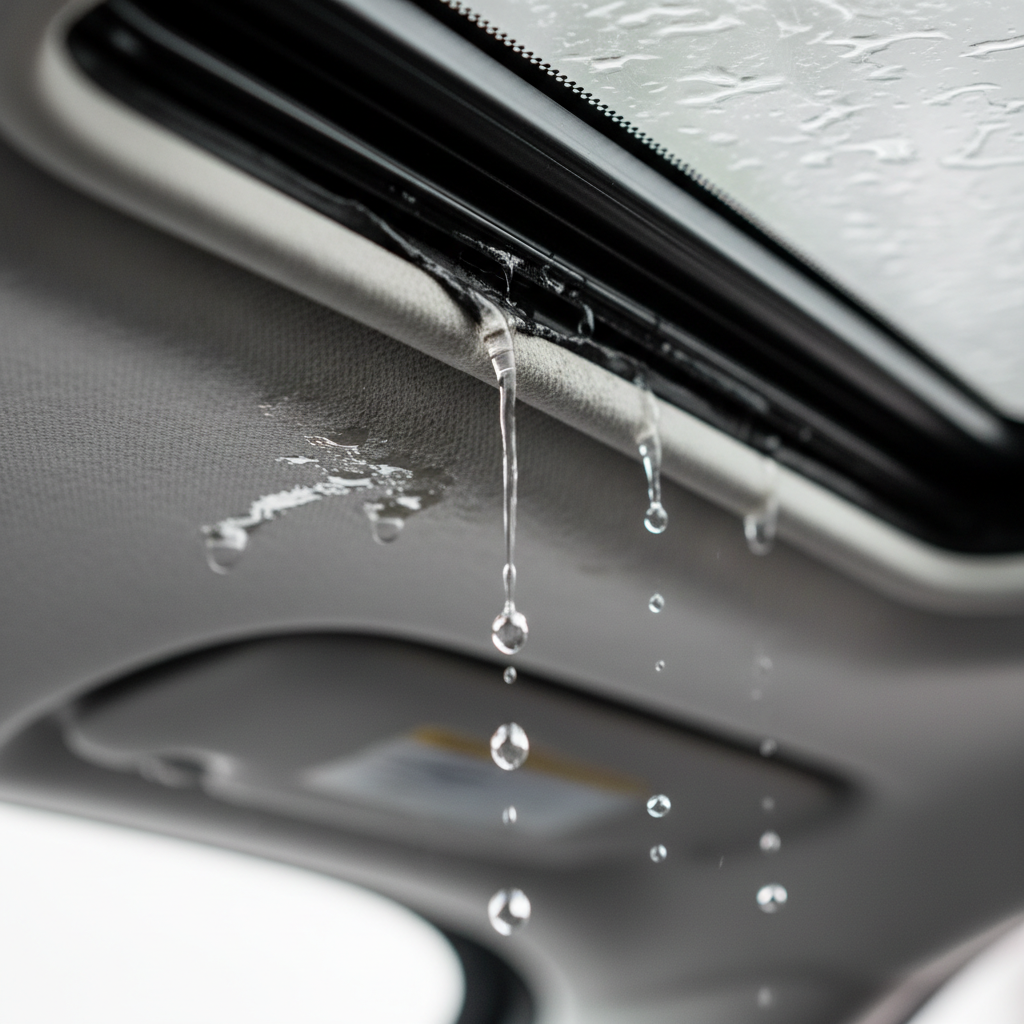 Sunroof repair Spring TX — fixing sunroof leak Spring TX clogged drain and seal