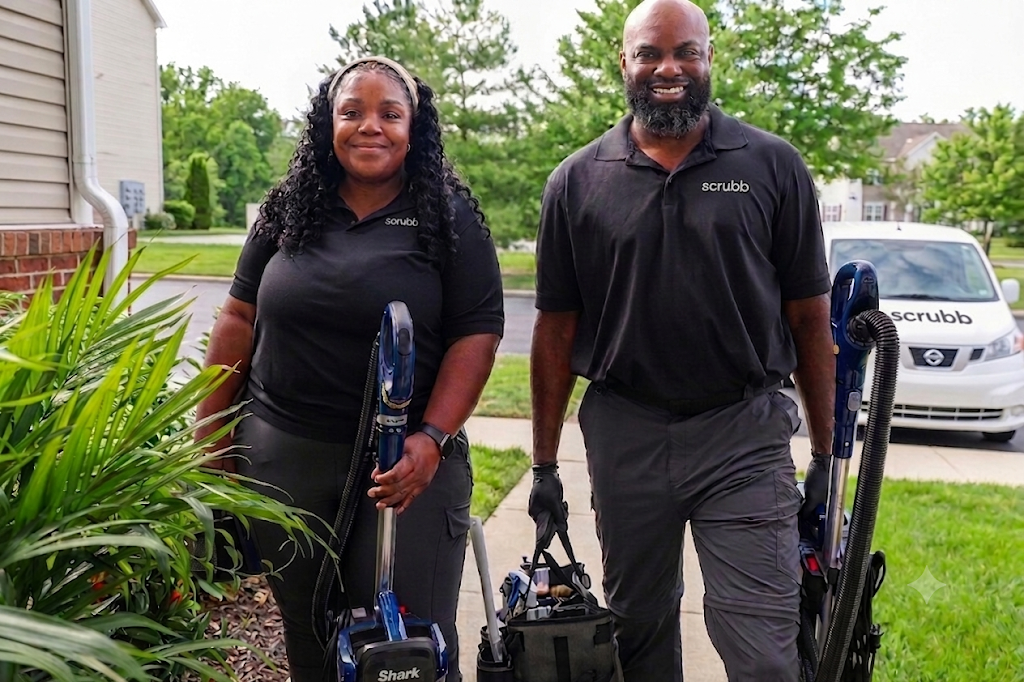 Scrubb team members Tricia and Dwayne