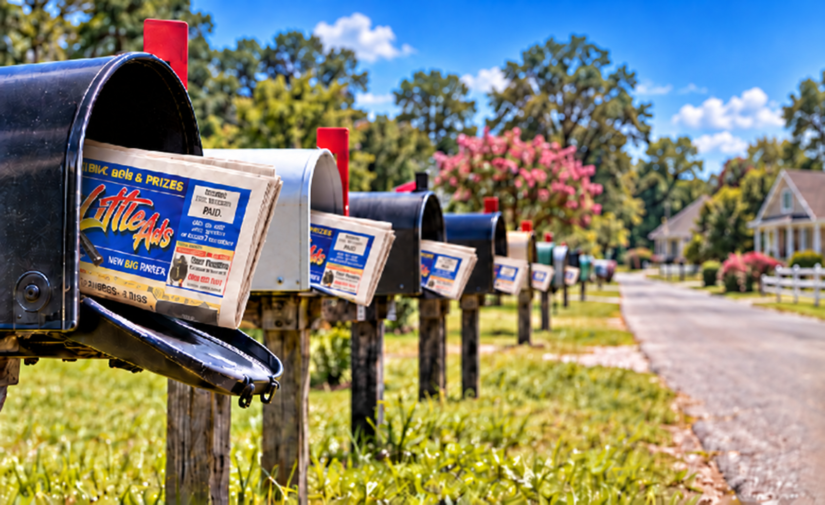 LittleAds being delivered directly to a Colquitt County mailbox