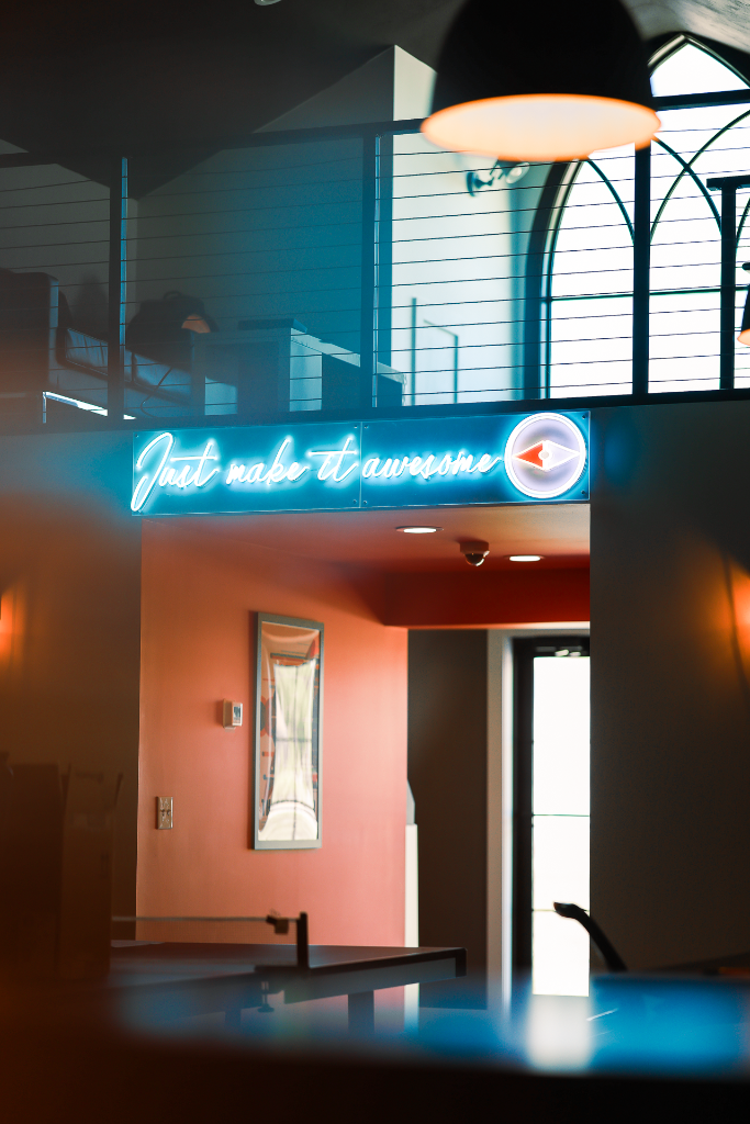 Just make it awesome neon sign