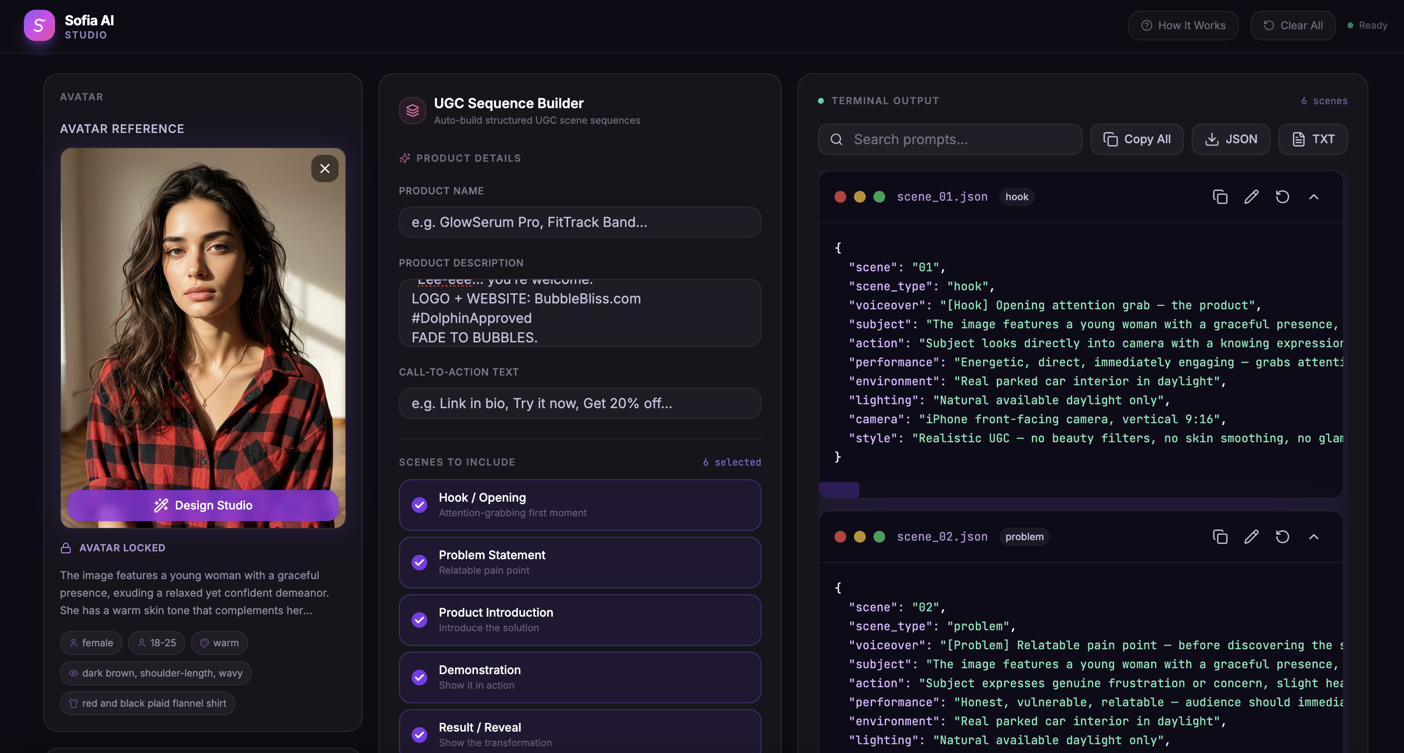 AI Avatar Text Prompter template preview