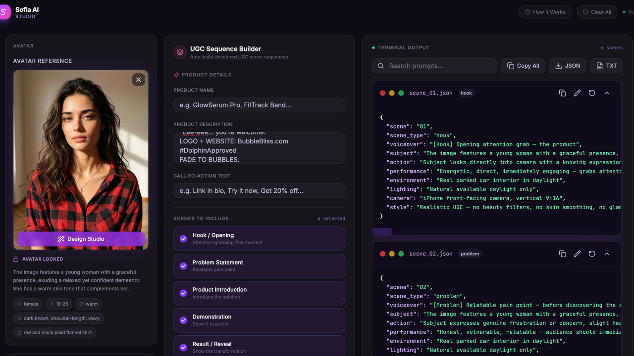 AI Avatar Text Prompter template preview