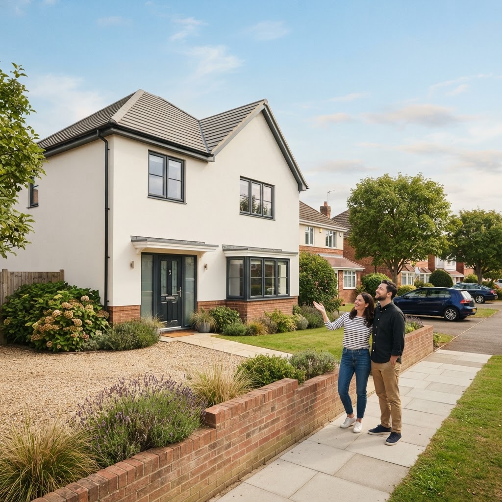 Beautiful home with new external wall insulation