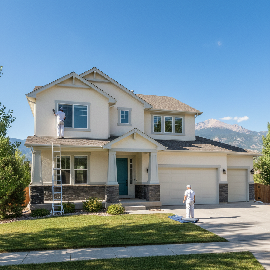 Exterior painting service - Facades & Structures