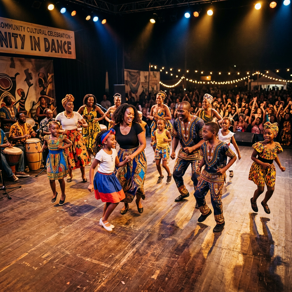 Lakayro cultural dance class in session