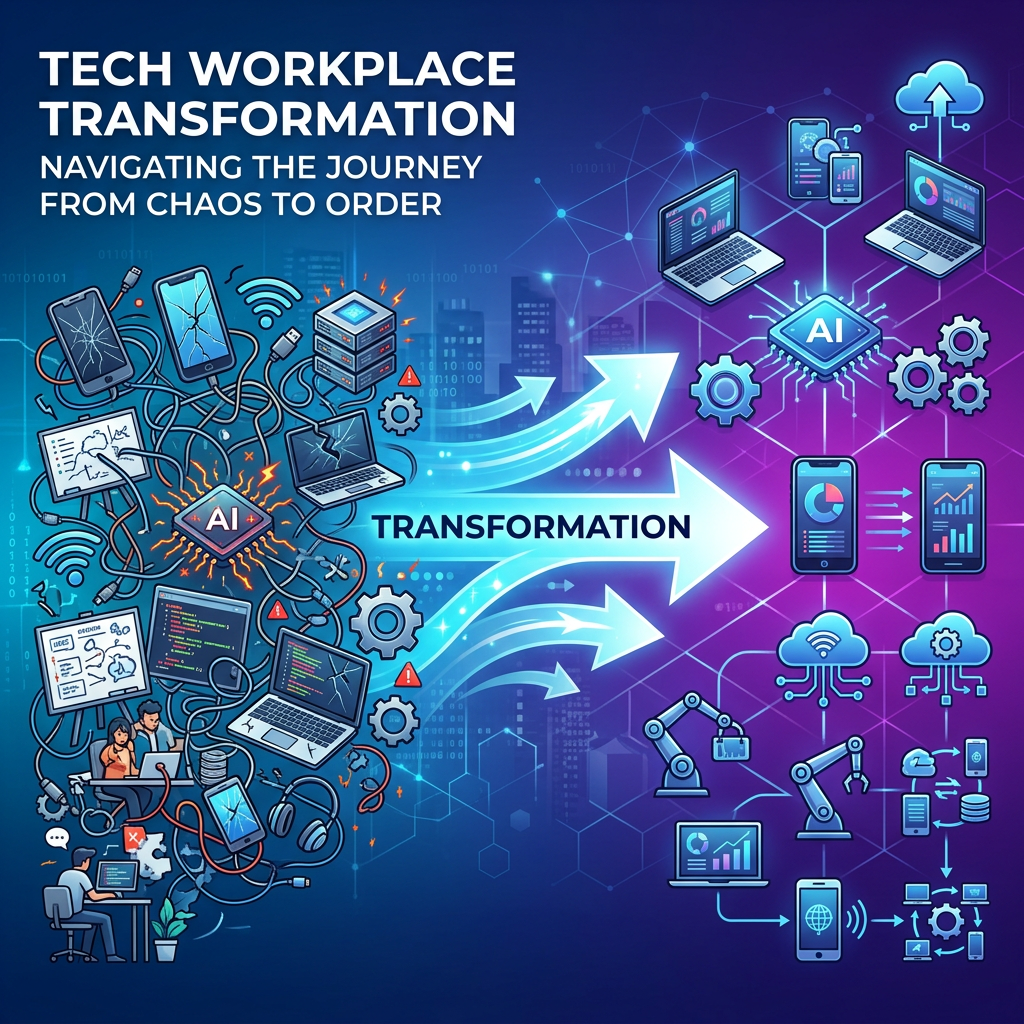 Tech Chaos at Work Is Starting To Pay Off