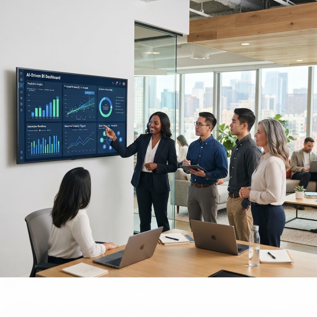 AI-Driven Business Intelligence for SMBs