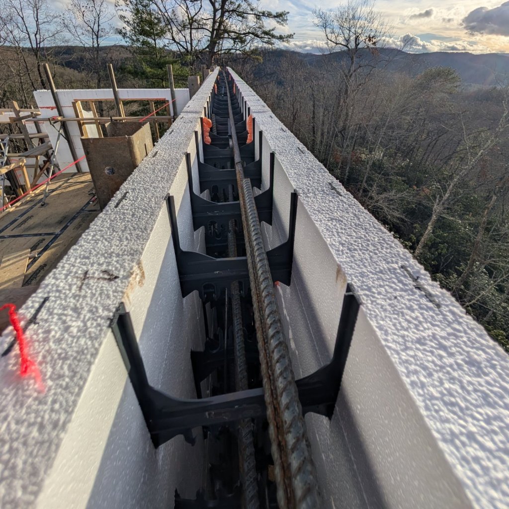ICF multi-story mountain build