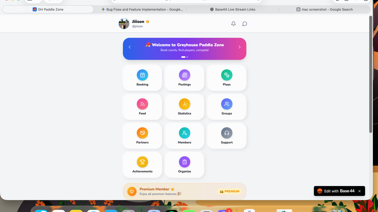 JAG PaddleZone template preview