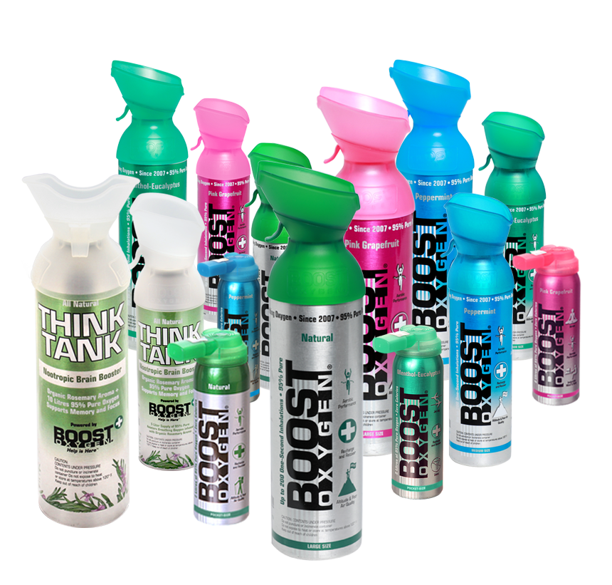 Boost Oxygen - מגוון גדלים לספורטאים