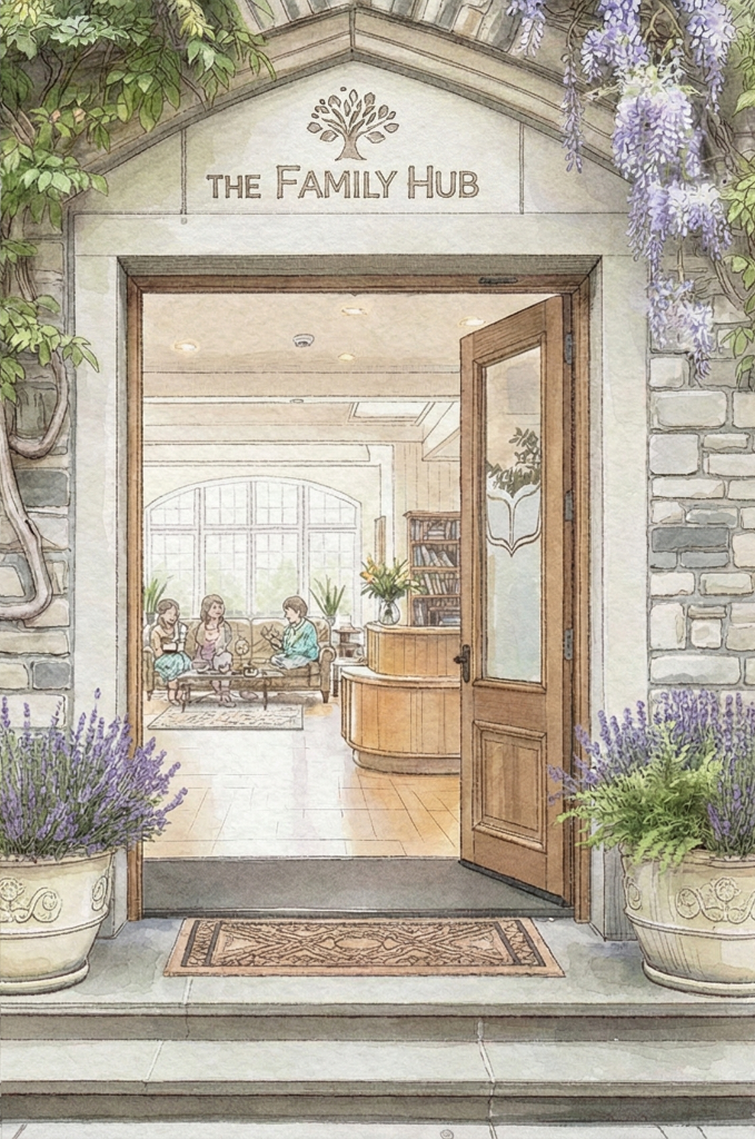 Family Hub Door Open