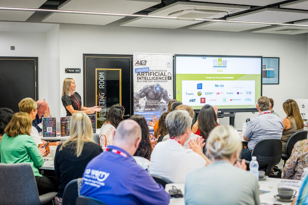 Representative from the SME Business Awards at the AI Cyclops Business Club event