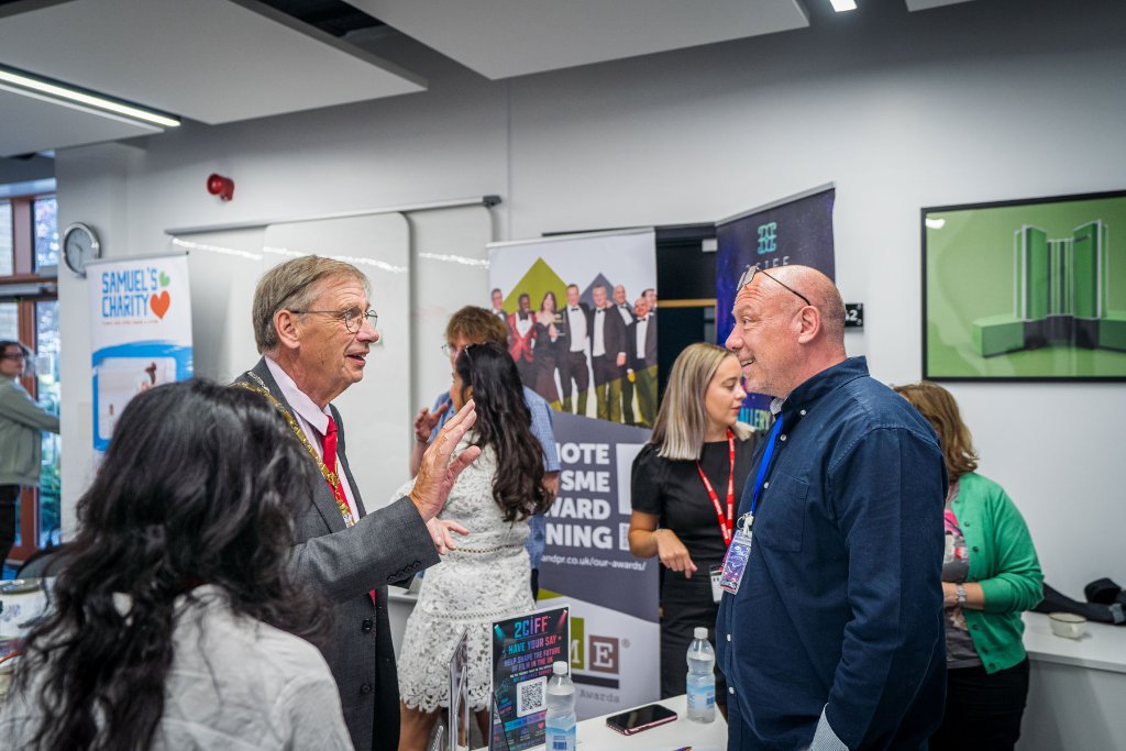 Iago Montgomery-JARVIS, founder of the 2 Counties Independent Film Festival, at the AI Cyclops Business Club