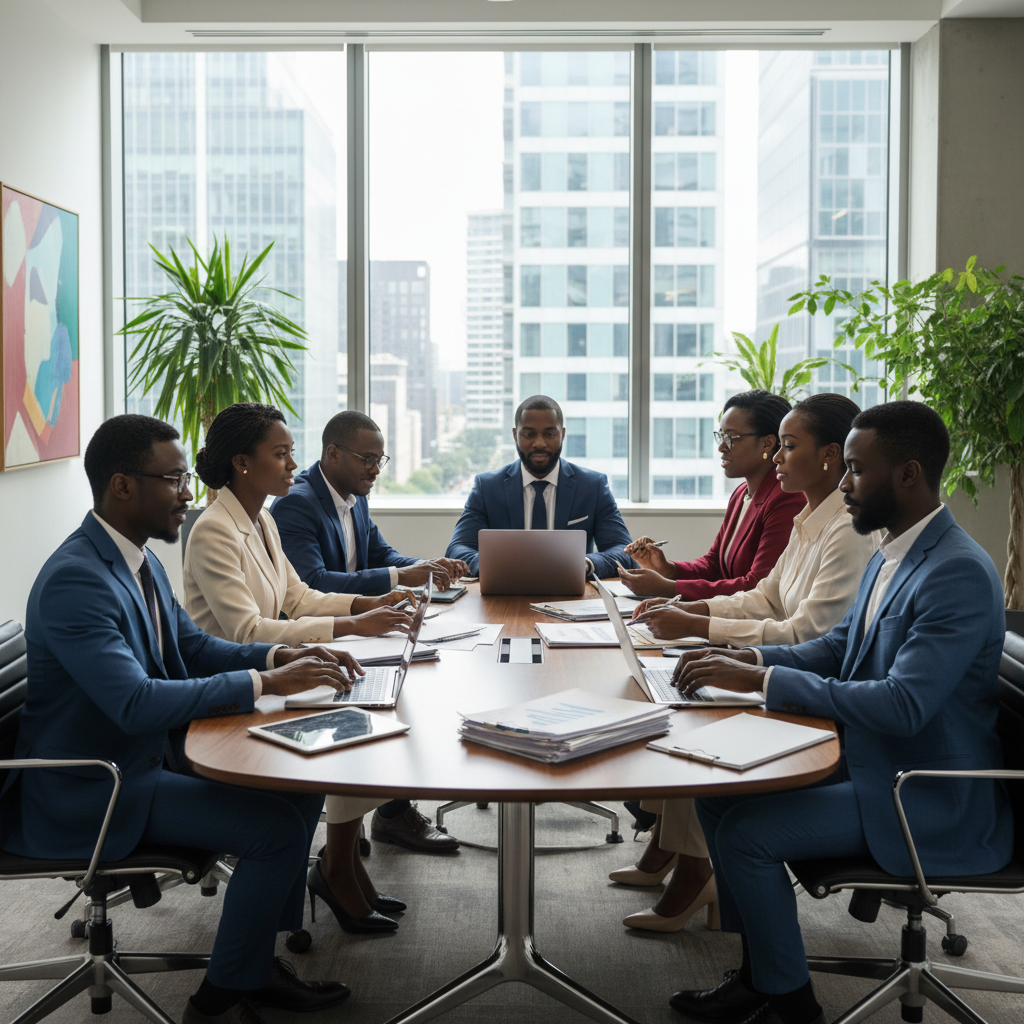 Professional HR workforce team