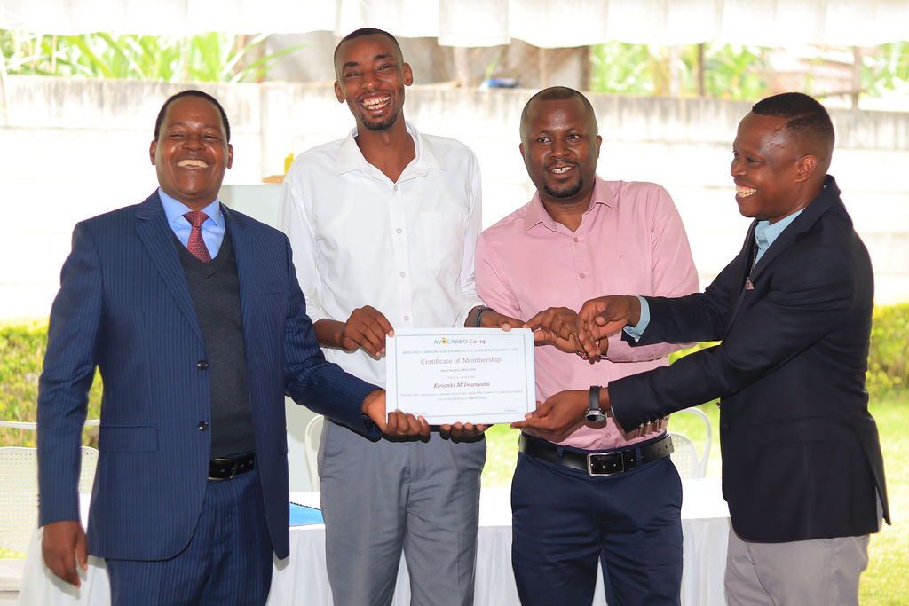 AvoCarbo Certificate of Membership