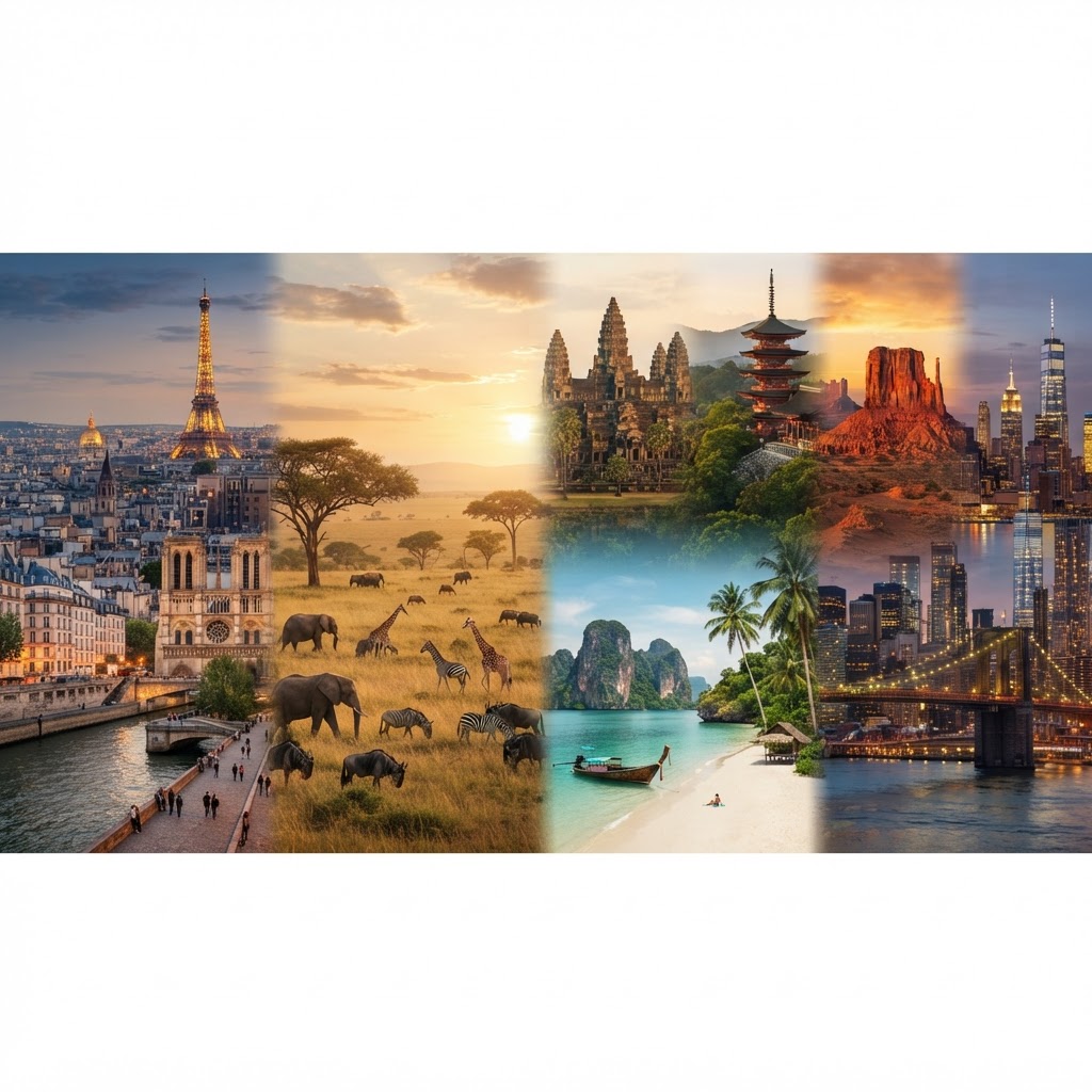 World travel destinations