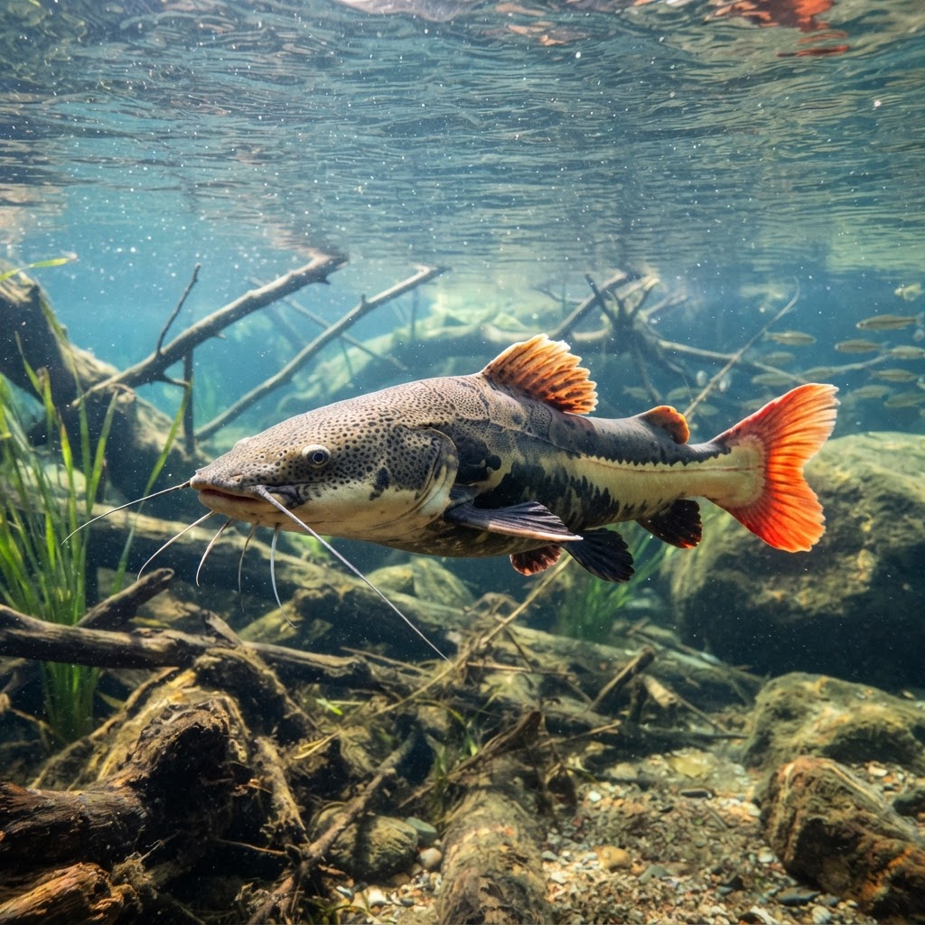 Asian Redtail Catfish