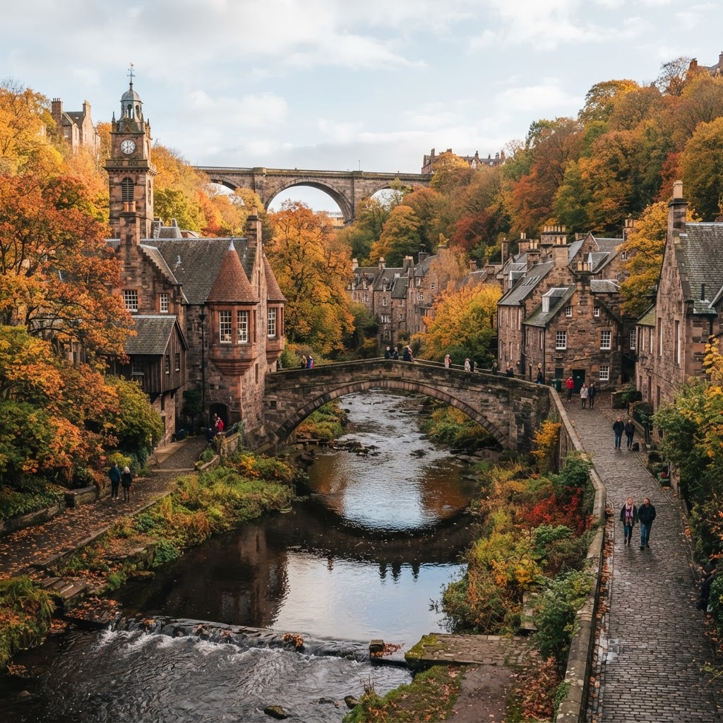 Dean Village and the Water of Leith