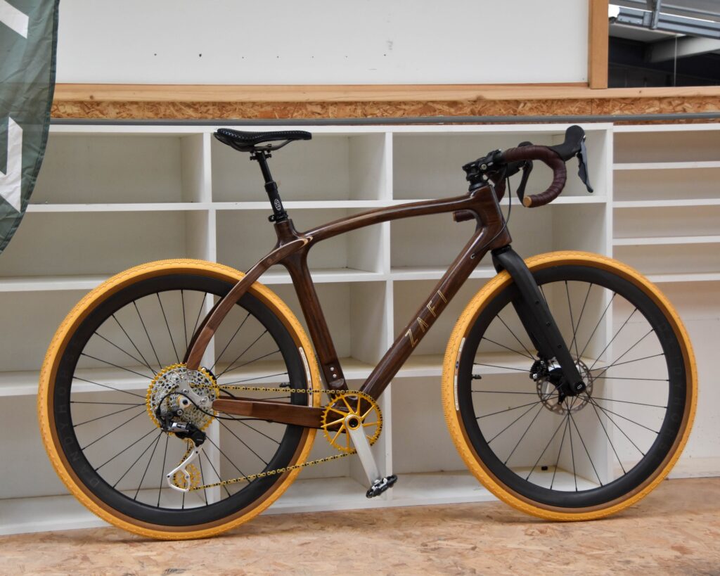 The Zafi wooden bicycle — Tom Williamson's expedition bicycle