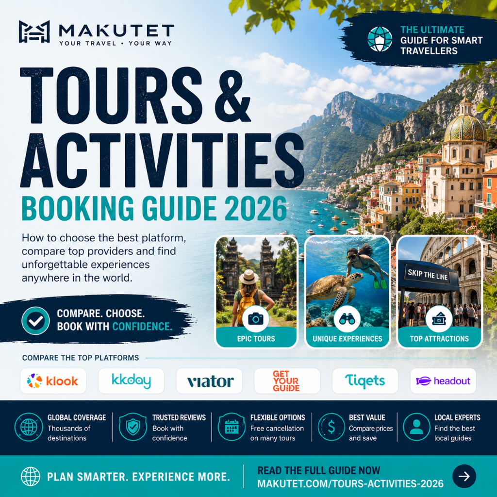 Booking tours and activities online — Klook, KKday, Viator, GetYourGuide comparison guide