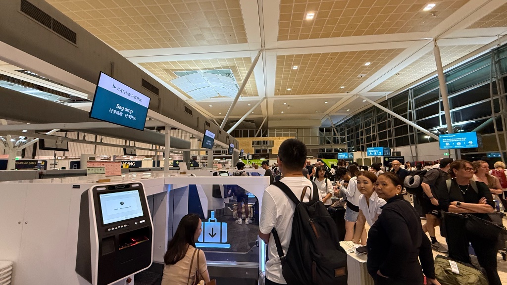Bag drop — Brisbane, midnight departure