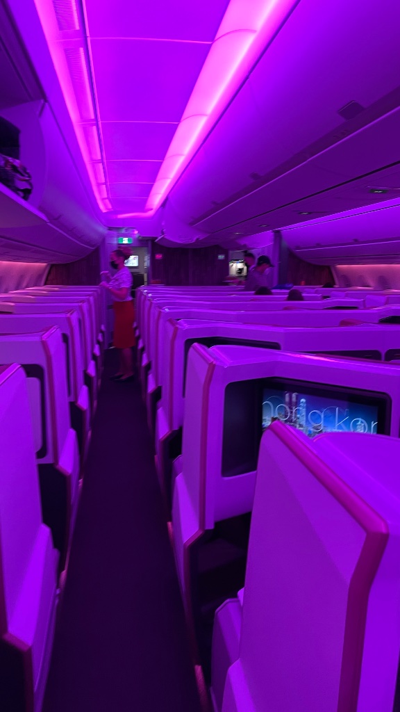 Virgin Atlantic Upper Class cabin