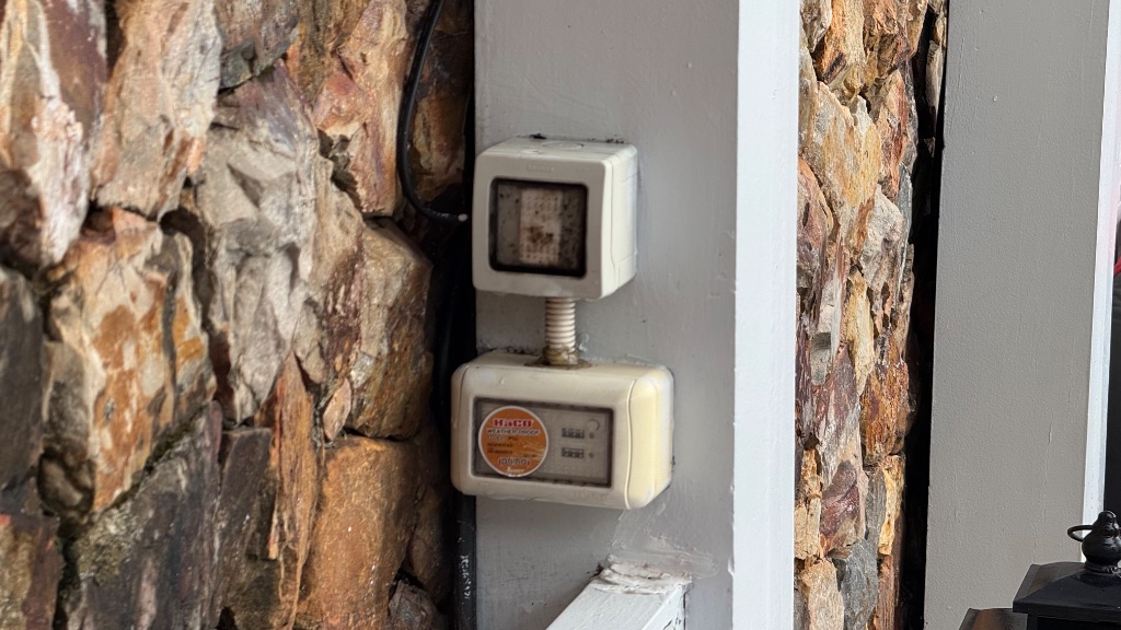 Charging points located by the pool and beach sunbeds