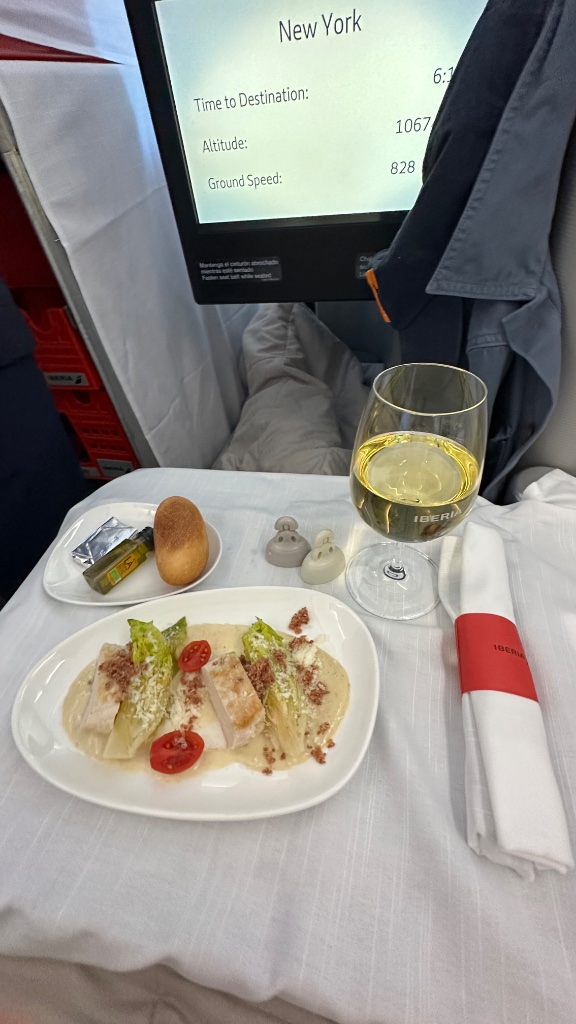Seat 7J — heading to New York