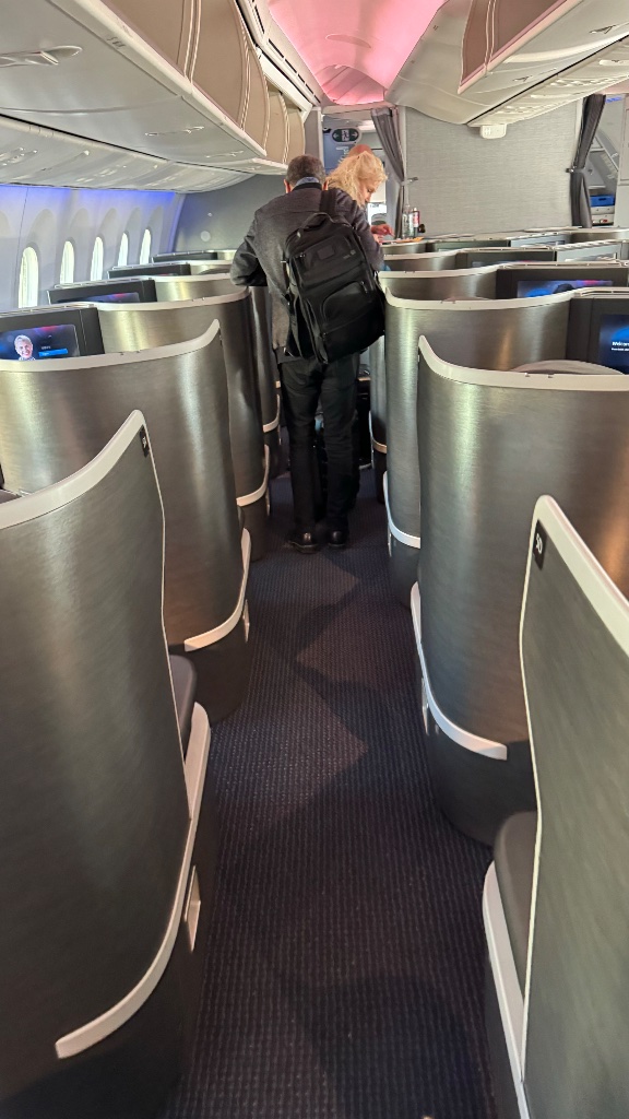 American Airlines Business Class cabin