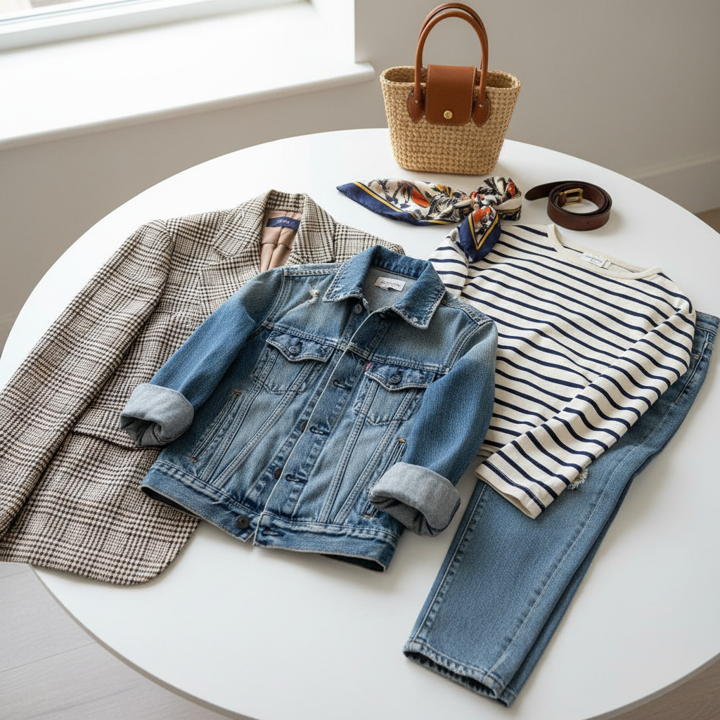 Vêtements triés pour achat-revente Vinted avec photos professionnelles fond blanc