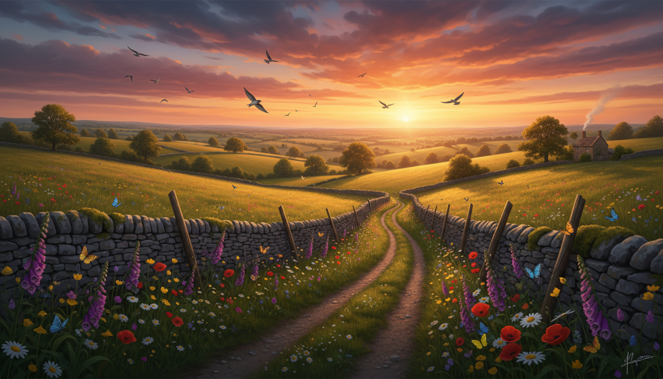 Countryside landscape