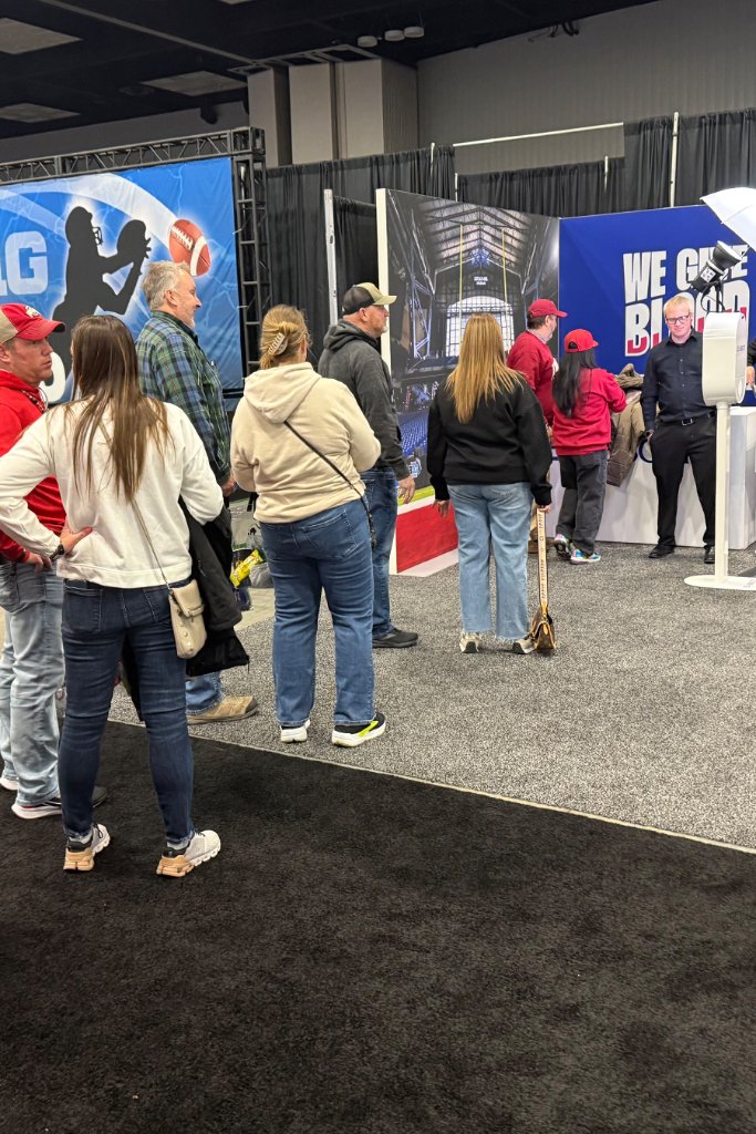Photo booth activation at Indianapolis trade show