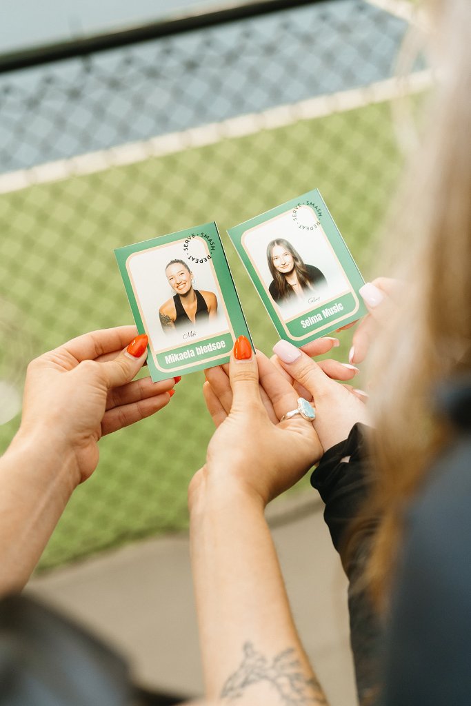 Trading Cards photo booth memento