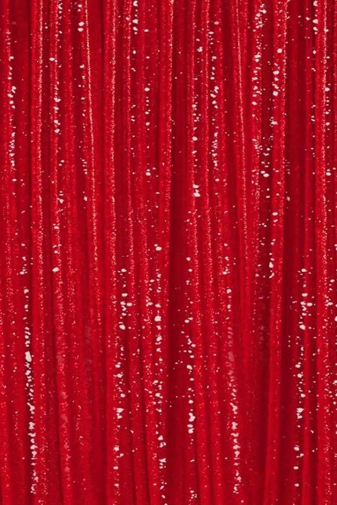 Red Sequin photo booth backdrop