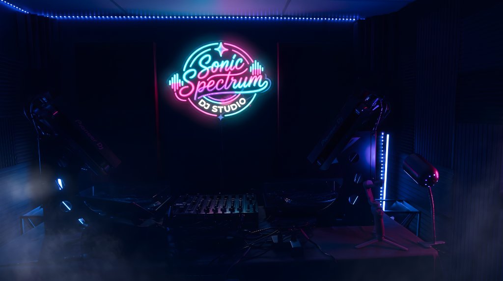Pioneer CDJ-3000 setup at Sonic Spectrum DJ Studio Miami