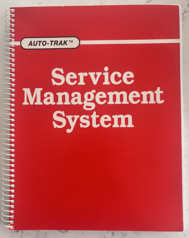 Auto-Trak Service Management System book cover