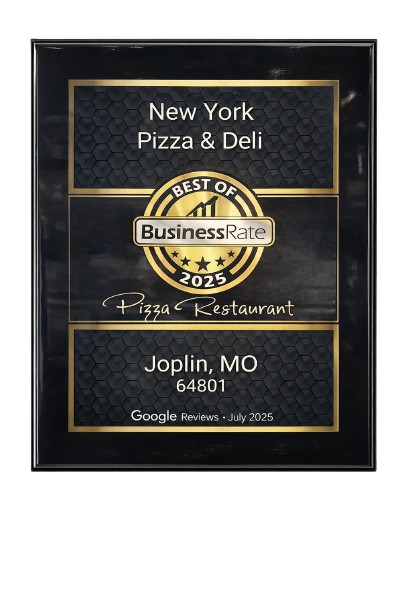 Best of BusinessRate 2025 - Pizza Restaurant