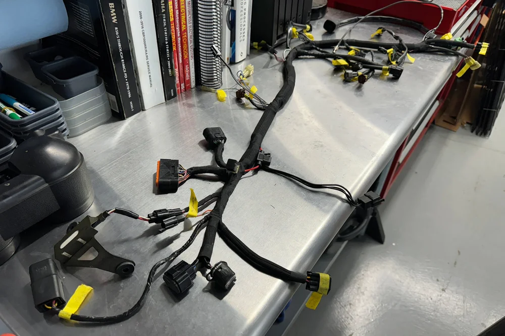 Suzuki SV650S race wiring harness