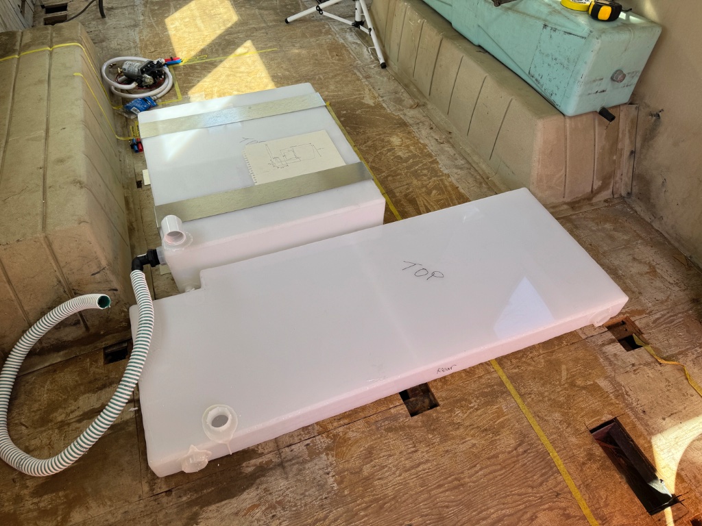 Fresh water and grey tanks — 2