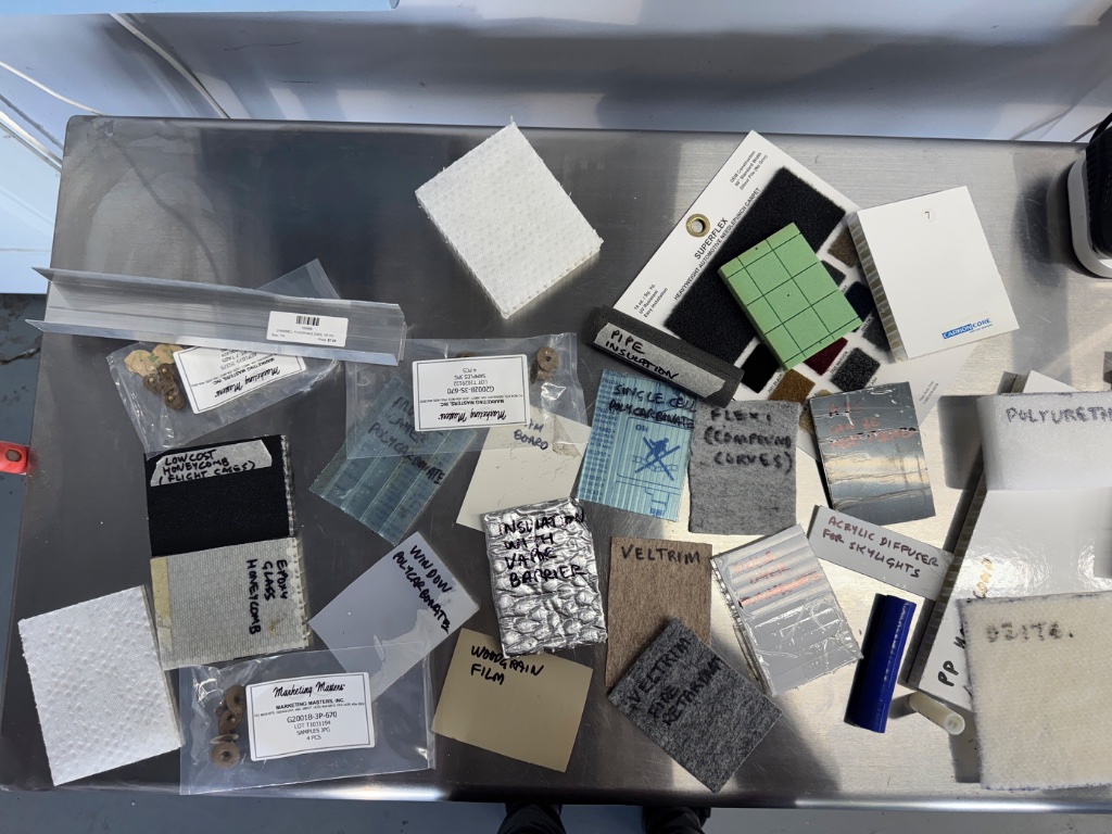 Materials samples — 1
