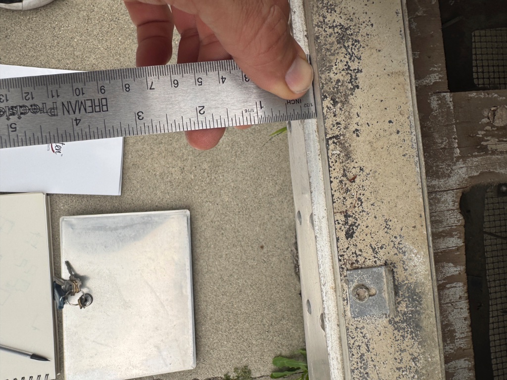 Prototype access hatch — 3