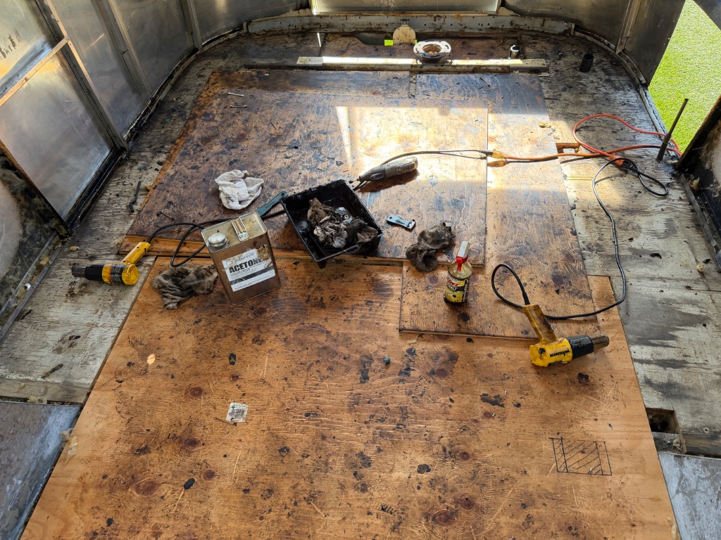 Interior skin removal — 5