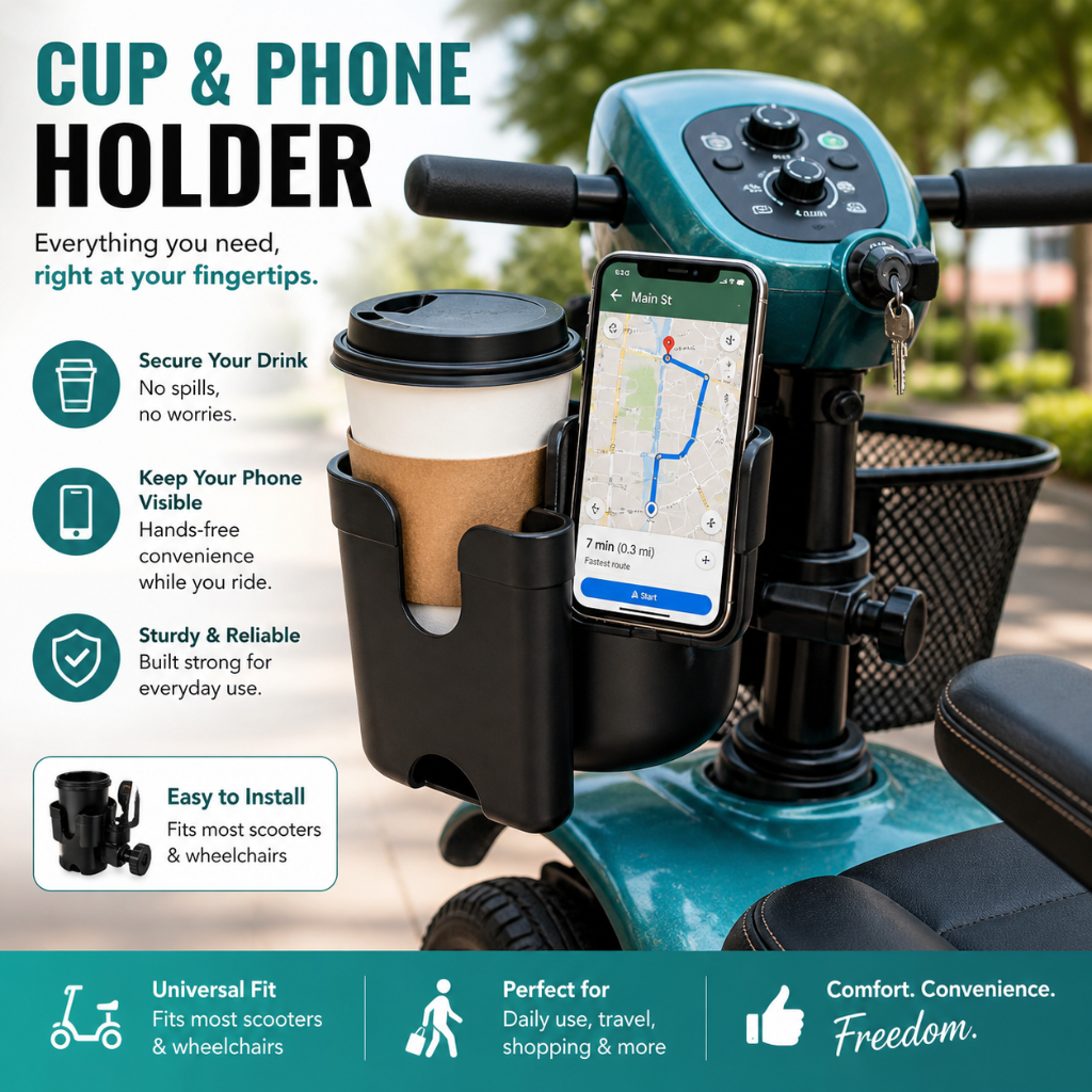 Cup & Phone Holder