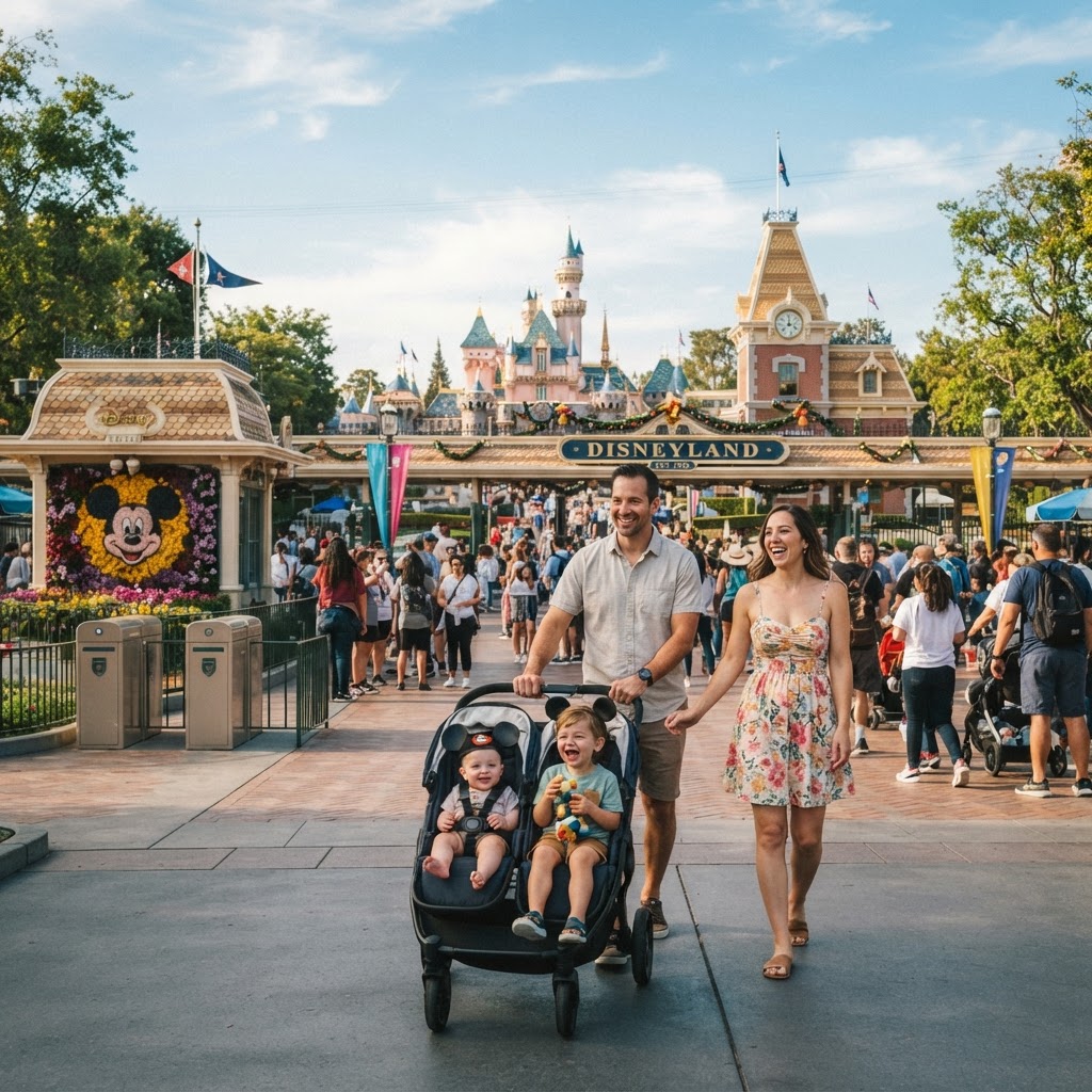 Baby stroller at Disneyland