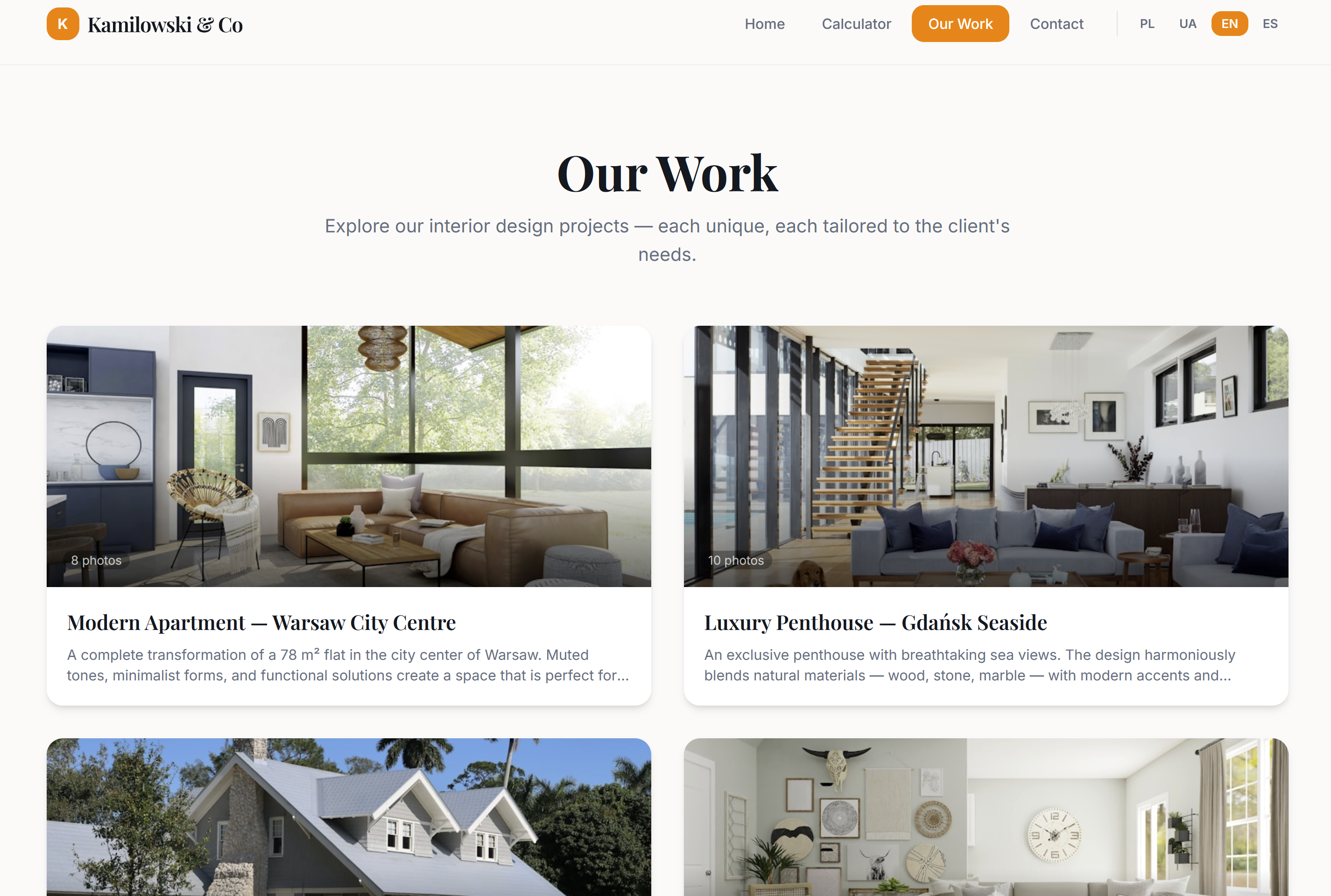 Web Presentation template preview