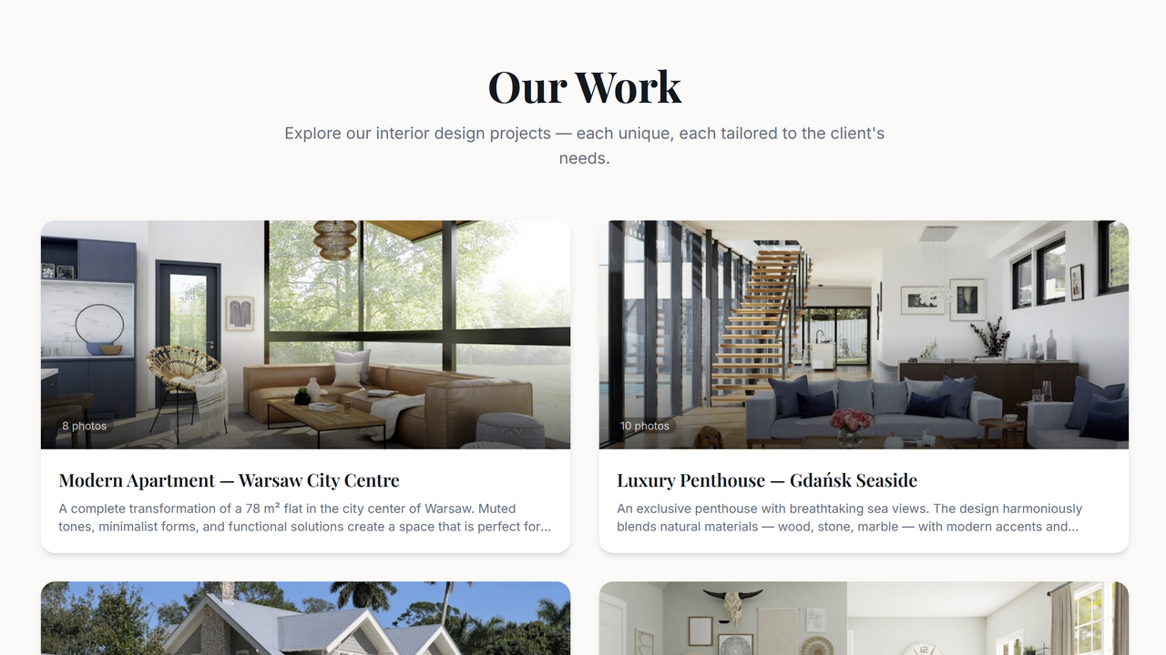 Web Presentation template preview
