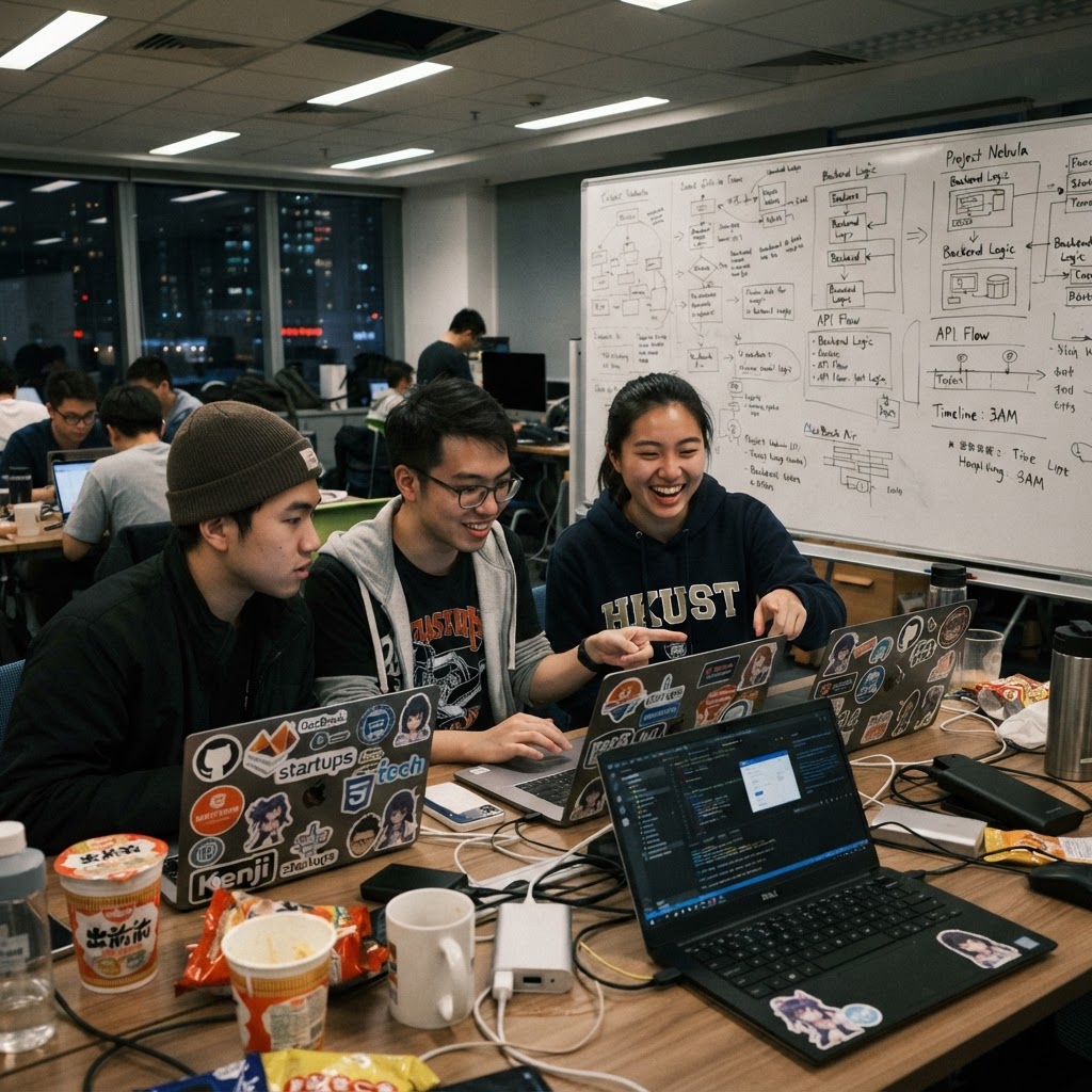 Hackathon 通宵組 — 衝線前最後衝刺