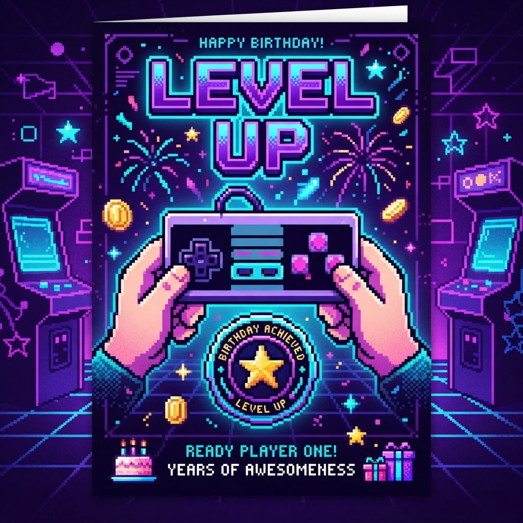 Level Up Birthday