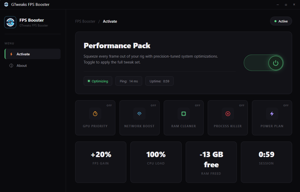 Gtweaks FPS Booster