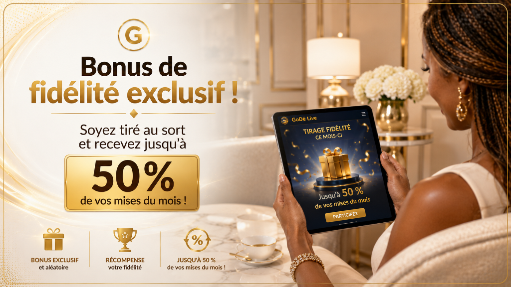 Cashback journaliers GoDé Live